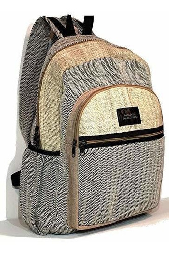 Morral Casual - Unisex Large 100% Hemp And Natural Woven Cot