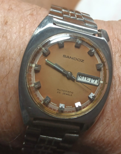 Vendo Bonito Reloj Sandoz. Automático Suizo 