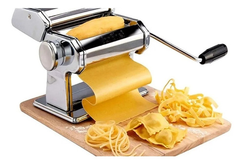 Maquina Fabrica Pastas Acero Fideos Raviolera Tallarin Cinta