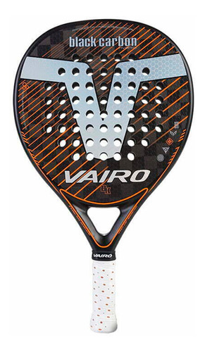 Paleta Padel Vairo Black Carbon Hybrid- Prestigio