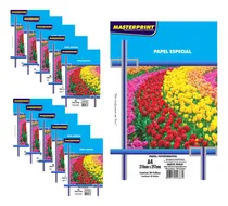 Comprar 500 Papeis Fotografico Auto Adesivo Master Fosco 108g A4 Cor Branco
