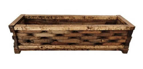 Imagen 6 de 8 de Maceta De Madera Jardinera Piña