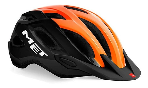 Casco Met Crossover Talle M (52-59cm) C/ Visera. Lucas Bike