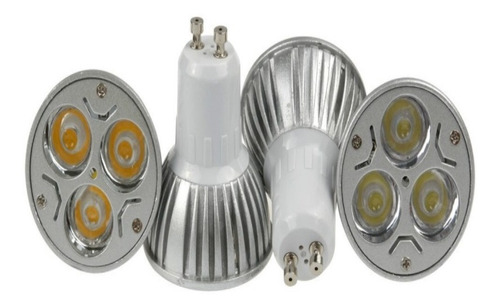 Imagem 5 de 7 de Kit 4 Lâmpadas Gu10 9w Spot Holofote