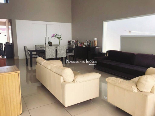 Casa Com 3 Suítes À Venda, 320 M² Por R$ 1.580.000 - Parque Dos Resedás - Campinas/sp - Ca0384