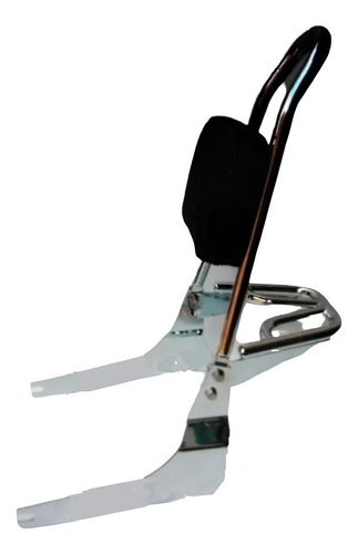 Sissy Bar Encosto Para Suzuki Intruder 125 Cromado