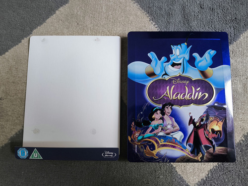 Steelbook Blu-ray Importado Zavvi Aladdin Disney (Usado)