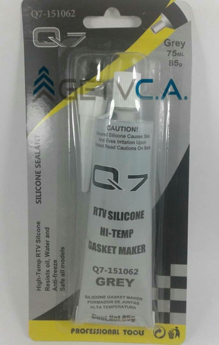 Silicon Gris 85ml Sellante Alta Temperatura 