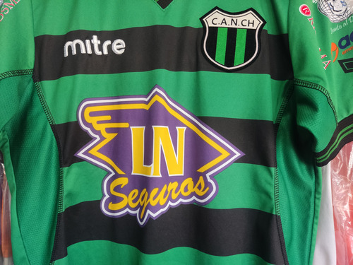 Camiseta Titular Mitre De Nueva Chicago, 2017/18, T:m Chico. (Usado)