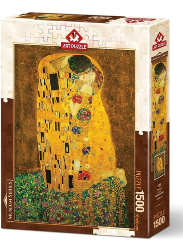 Rompecabezas El Beso Gustav Klimt 1500 Pz Art Puzzle