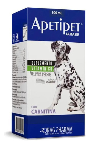 Apetipet Suplemento Vitamínico Pa Perros 100 Ml Drag Pharma