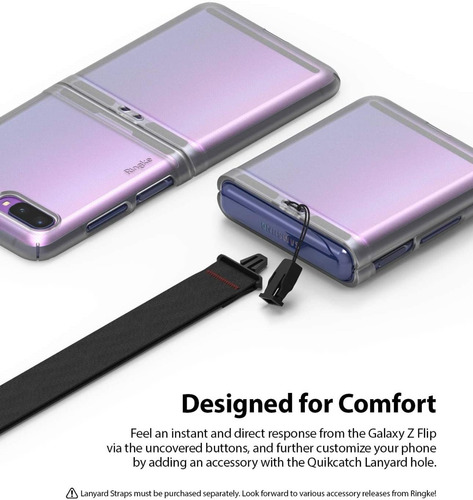 Imagen 8 de 8 de Funda Galaxy Z Flip Ringke Slim 100% Original Rigida Tpu