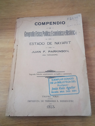 Antiguo Compendio De Geografía Física, Política, Económica
