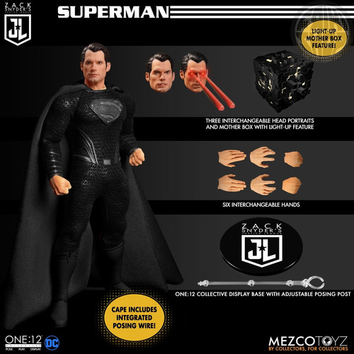 Justice League Batman, Superman Y Flash One:12 Mezco Rct (Usado)