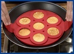 Molde De Silicon Para Hot Cakes O Huevos - Rojo - Cocina