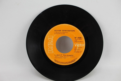 E535 Silver Convention -- I Like It / Save Me 45 Rpm Single (Usado)