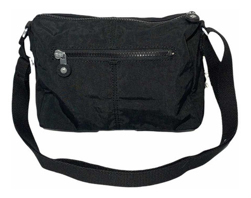 Bolsa Kipling Wes Color Black Tonal Color Negro