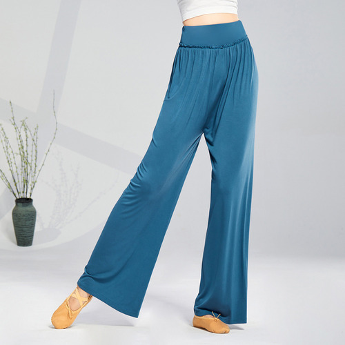 Pantalón Holgado Para Mujer De Cintura Alta Y Pierna Ancha W