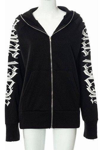 Sudaderas Dama Con Cierre Y Capucha Hoodie Mujer Básico Moda