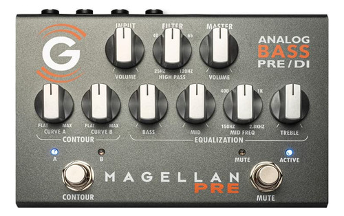 Genzler Amplification Magellan Preamplificador De Bajo Anal.