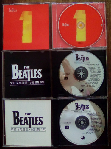 3x Cd (nm The Beatles Past Masters Volume 1 E 2 + Number 1s