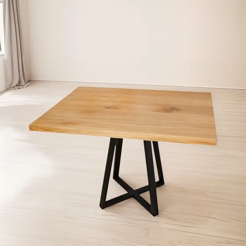 Mesa Comedor Rectangular En Roble Macizo 110cm * 85cm