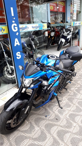 Imagem 8 de 9 de Suzuki Gsx-s 750a 2020 Azul Impecável