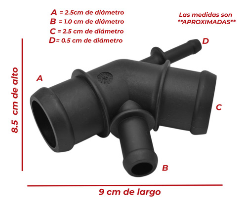 Conector Manguera Refrigeracion Tee Vw Jetta A4 2.0l 99-10