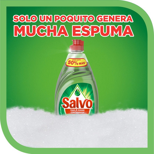Imagen 5 de 5 de Salvo Limón Lavatrastes Líquido 1400 Ml