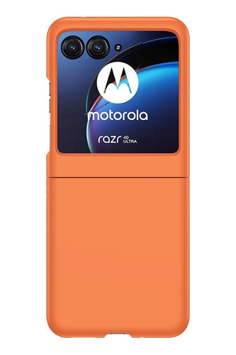 Funda Para Motorola Razer 40 Ultra Naranja