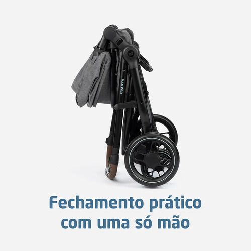 Carrinho De Bebê Maxi-cosi (sem Uso) Anna 3 - Passeio Cinza-escuro Preto (Usado)