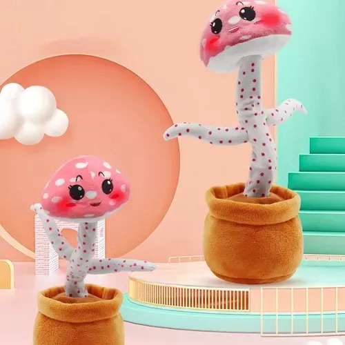 Bailan Paquete De 3 Dinosaurio Hongo Jirafa Graba Imita Voz
