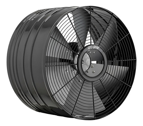 Exaustor Industrial Axial 40cm Preto Trif 1/2 Ep40t4 Goar