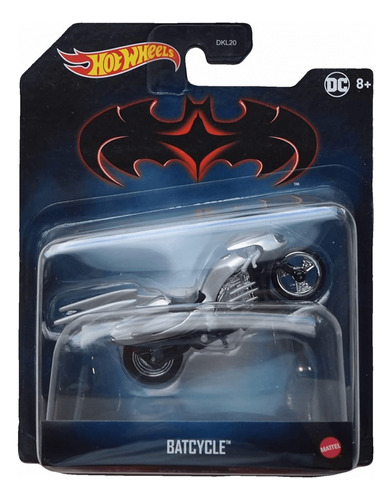 The Batman Batcycle Hot Wheels Carrito Especial Dc 4087