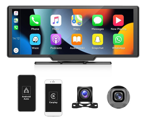 Radio Estreo Porttil De Autom Portable Carplay De 9.3 Pulgad