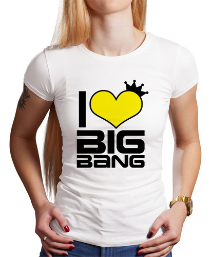 Polo Dama I Love Big Bang (d0830 Boleto.store)