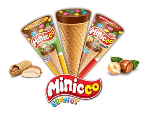 Cono Con Chocolate Minicco X 12 Unidades - Kg a $73