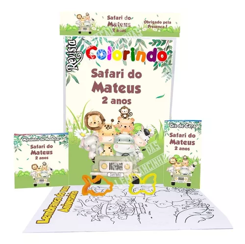 10 Livrinhos Revista Colorir Giz Cobrinha Maluca Aniversário