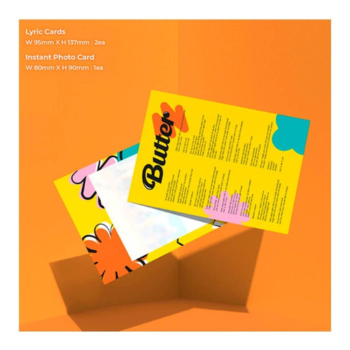 Imagen 5 de 10 de Cd Bts - Butter Cream Version - Importado + Póster Regalo