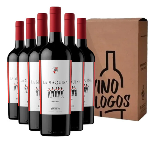 Vino Bianchi River La Maquina Malbec Caja X6 - Vinologos