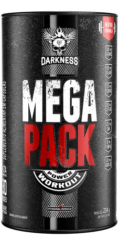 Mega Pack Hardcore - 30 Doses - Darkness  Pack De Nutrientes