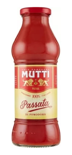 Pure De Tomate Italiano Mutti Passata 400 Gr