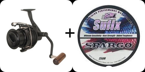 Imagem 5 de 5 de Kit Molinete Okuma E Linha Monofilamento Modelo Sufix 0.20mm