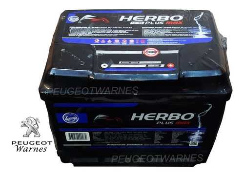 Bateria 12x65 Amp. Herbo Plus Max Para Peugeot 306