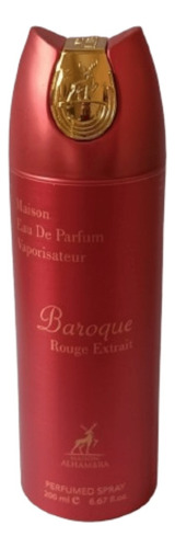 Perfume Spray Maison Alhambra Baroque Rouge Extrait 200 Ml.