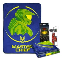 Comprar Halo Blanket Master Chief - Paquete Con Manta De Felpa Halo 