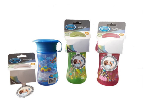 Vaso Vasito 360 Bebe Niño Diseños Infantiles True Tr18003