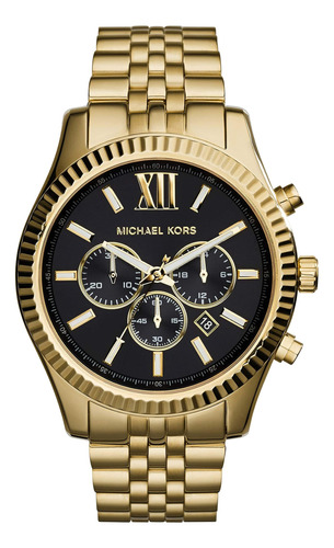 Michael Kors Reloj Para Hombre Lexington En Tono Dorado Mk82