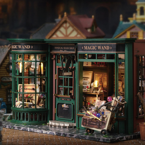 Diy Wooden Miniature Dollhouse Mini Handmade House Model For