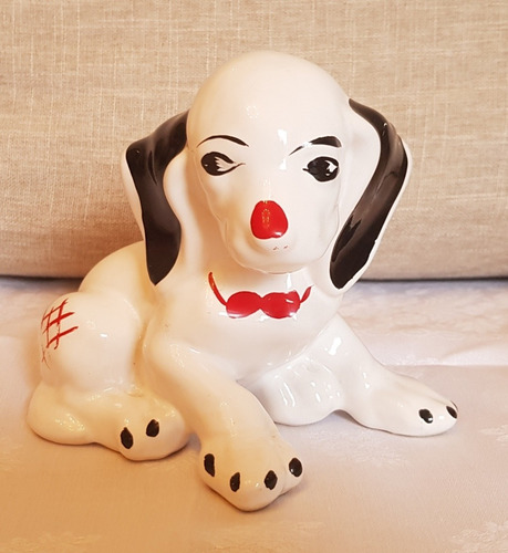 Antiguo Y Lindo Perro De Ceramica Retro B6